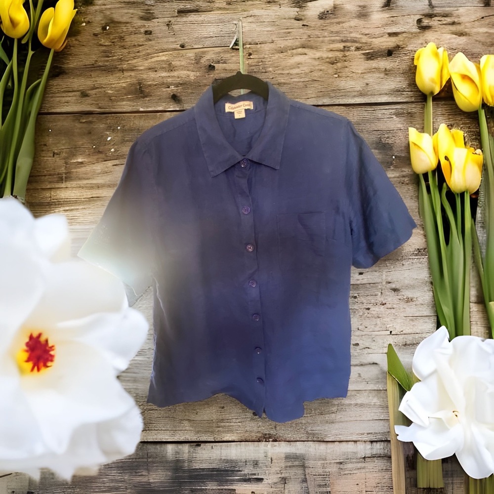 Coldwater Creek linen shirt